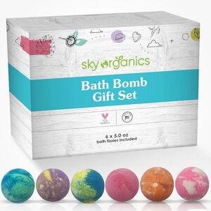 Sky Organics Six Bath Bomb Gift Set